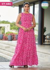 Padmamalini By Chansi Trendz Georgette Gown Suppliers In India